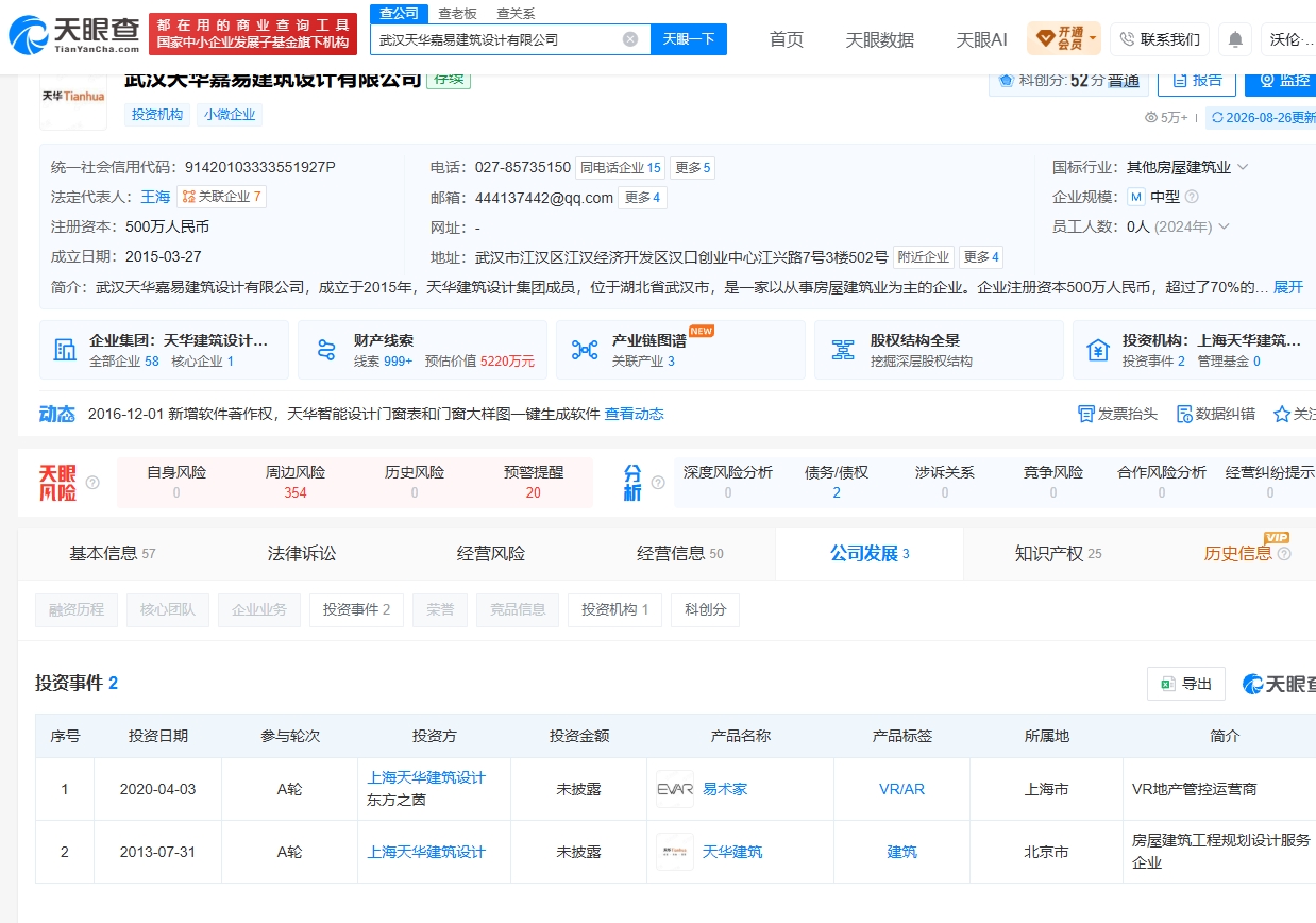 天华嘉易经营动态